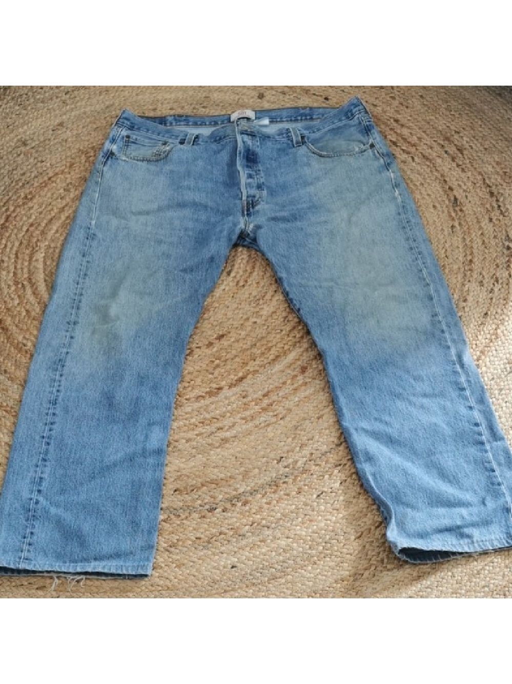 Vintage Y2K Levis 501 Straight Leg Button Fly Mens Unisex Denim Jeans Size 42/32